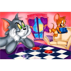 844A4 vafa Sah cu Tom si Jerry 30x20cm